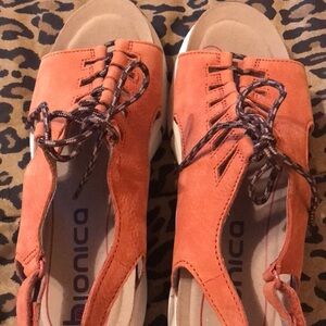 Botanical lace up sandals